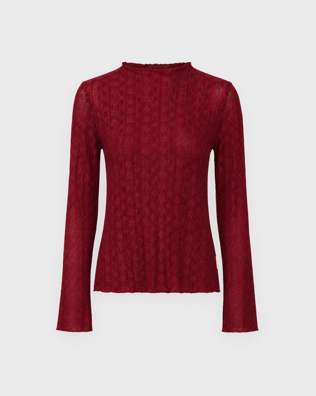 OH APRIL Longsleeve Zahara Lace Longsleeve Cherry Red