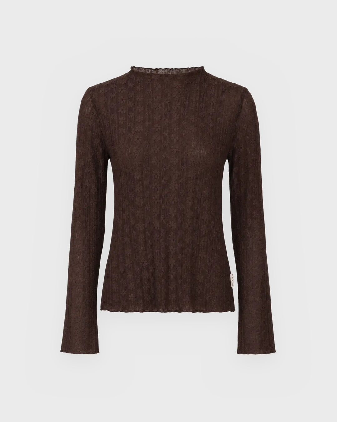 OH APRIL Longsleeve Zahara Lace Longsleeve Dark Brown