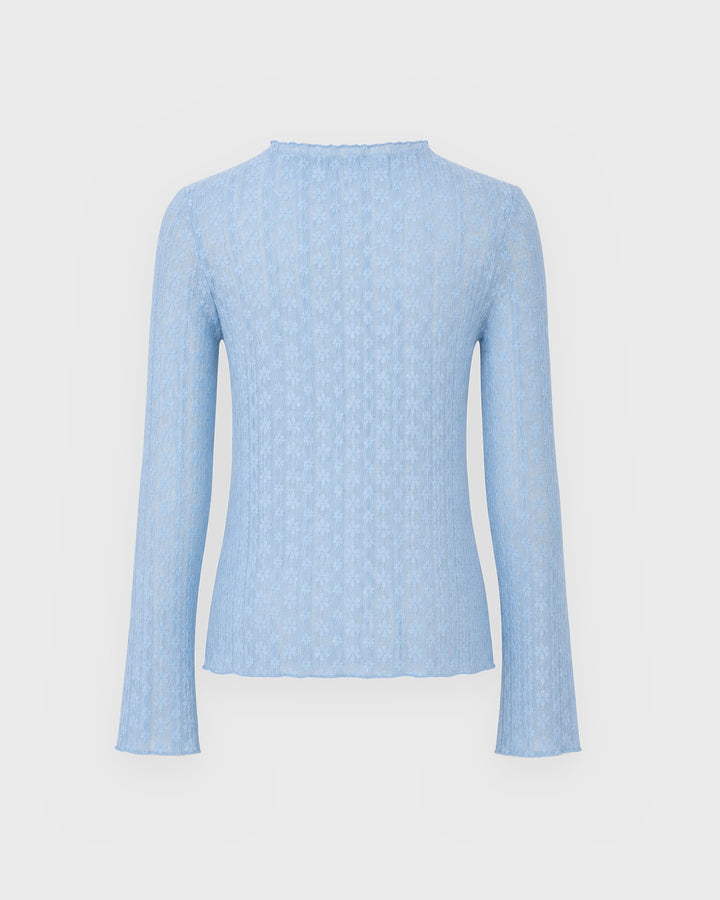 OH APRIL Longsleeve Zahara Lace Longsleeve Sky Blue – Bild 2
