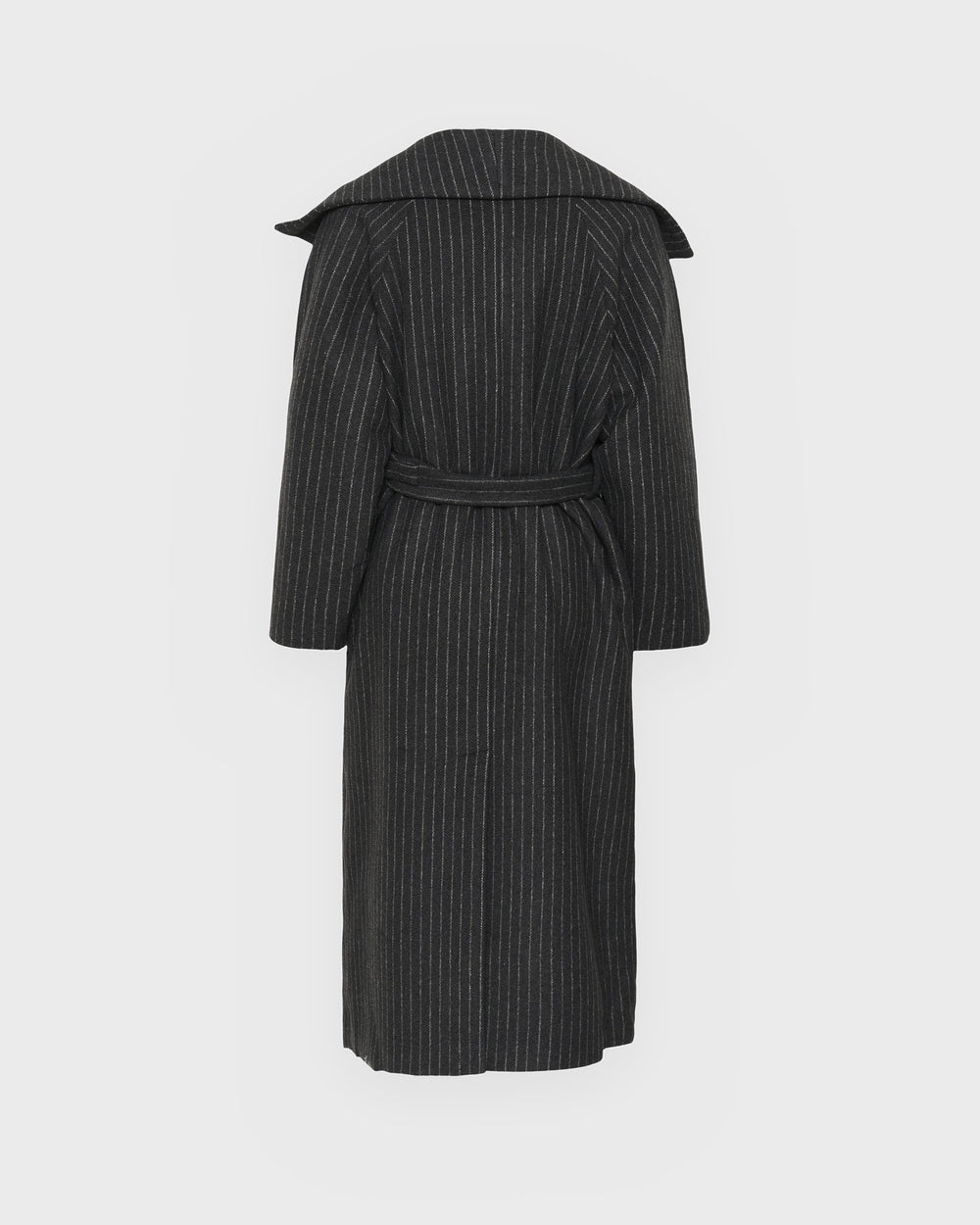InWear Mantel Zorahiw Long Coat Pinstriped Dark Grey – Bild 2
