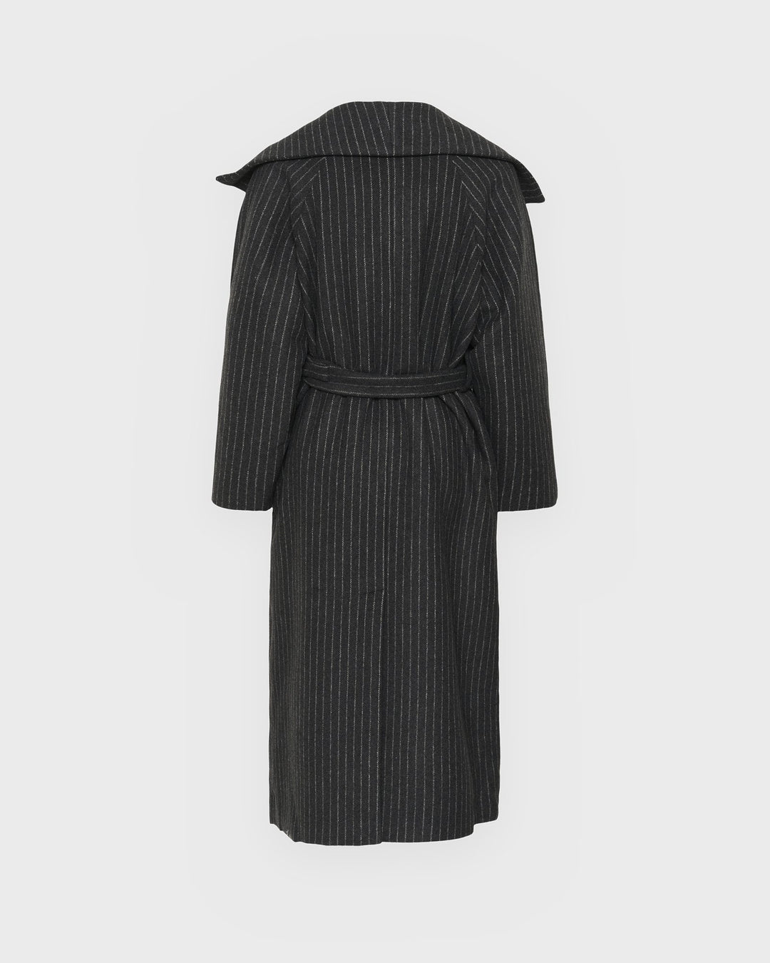 InWear Mantel Zorahiw Long Coat Pinstriped Dark Grey – Bild 2