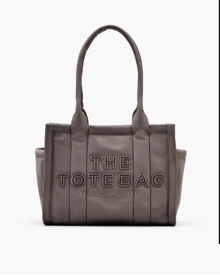 The Puffy Nylon Medium Tote Bag Cement