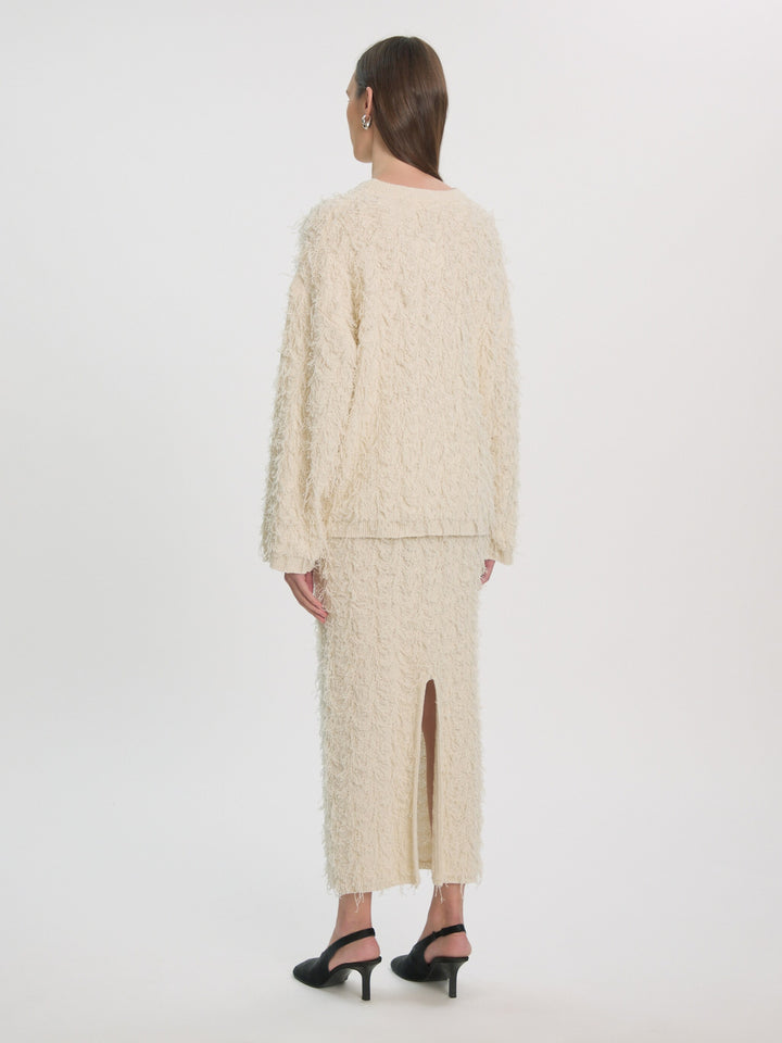 Bailee Jumper Fringes Cream