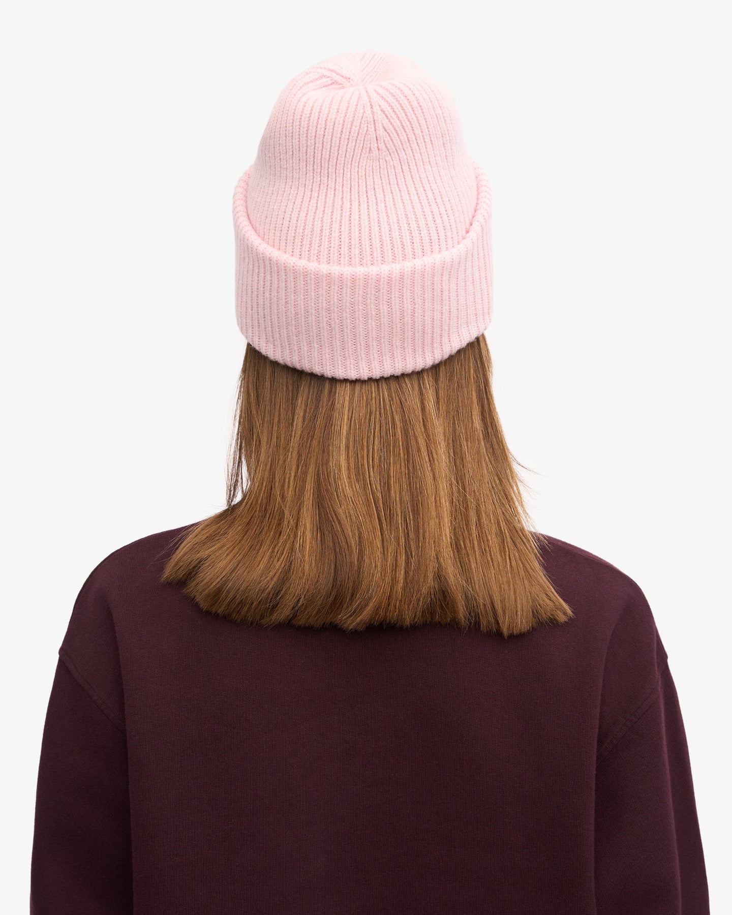 Mütze Raspberry Colorful Standard Mütze Merino Wool Hat Faded Pink – myMEID