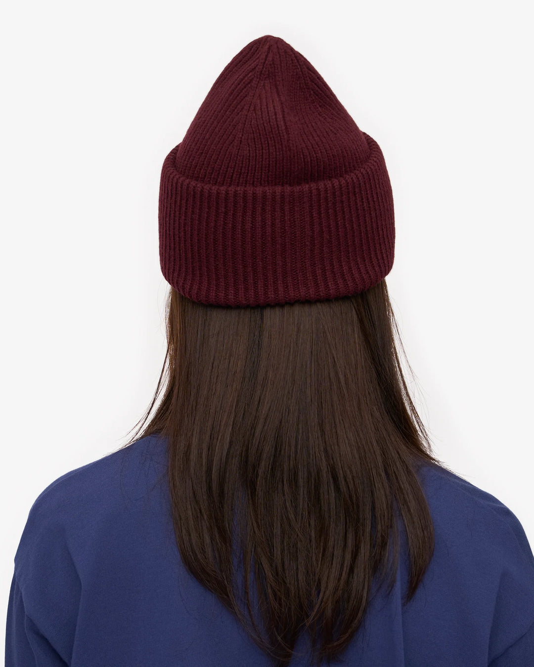 Merino Wool Hat Oxblood Red