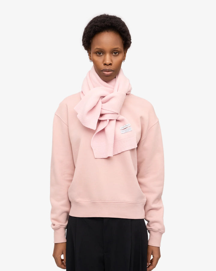 Merino Wool Scarf Faded Pink