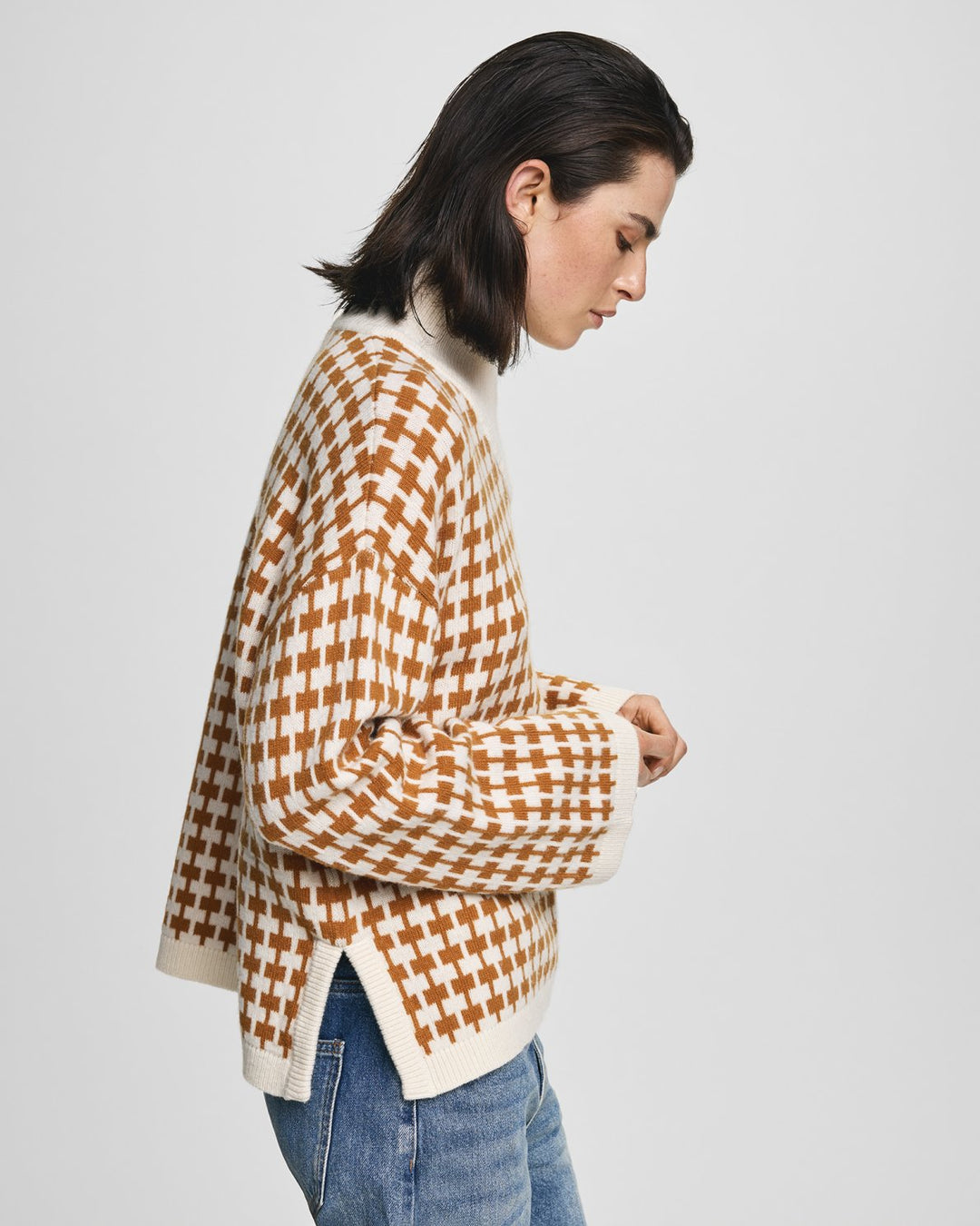 MSCHAmaria Zip
Pullover Egret/Cathay Spice