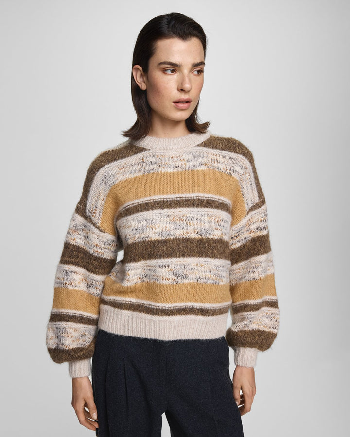 MSCHConstance
Pullover Stripe Oatmeal/Slate Bla