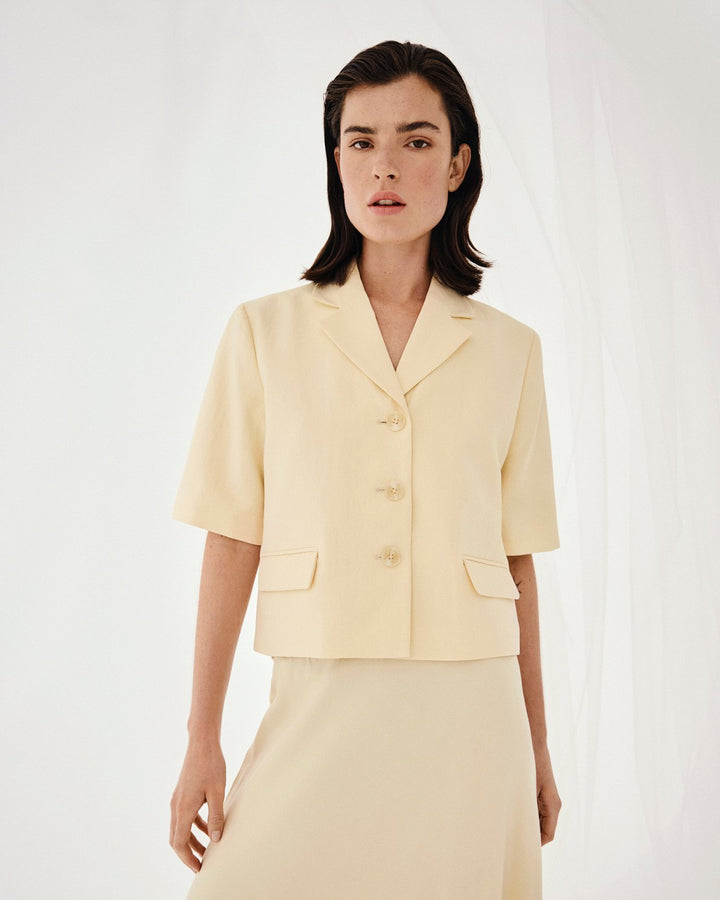 MSCHKeeley Edelmira 2/4 Blazer Bleched Sand