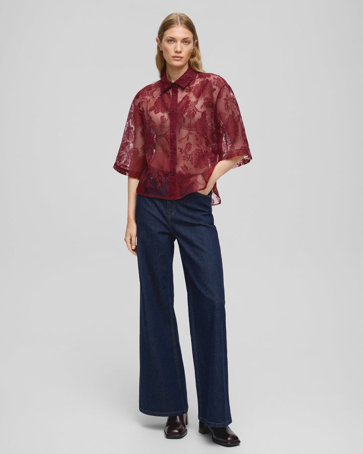 MSCHLettiche 3/4 Shirt Syrah