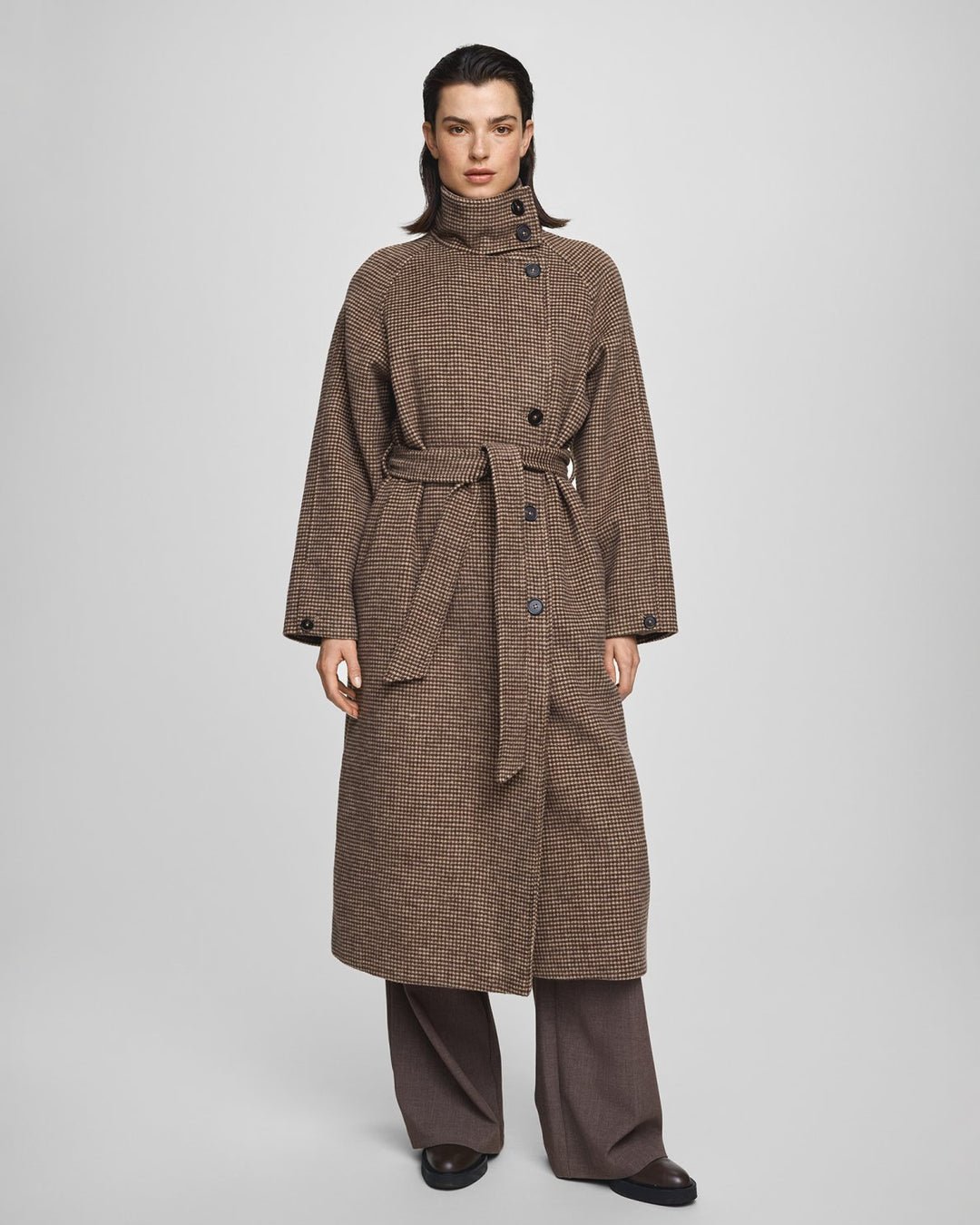 MSCHPamela Coat
Checked Slate Black