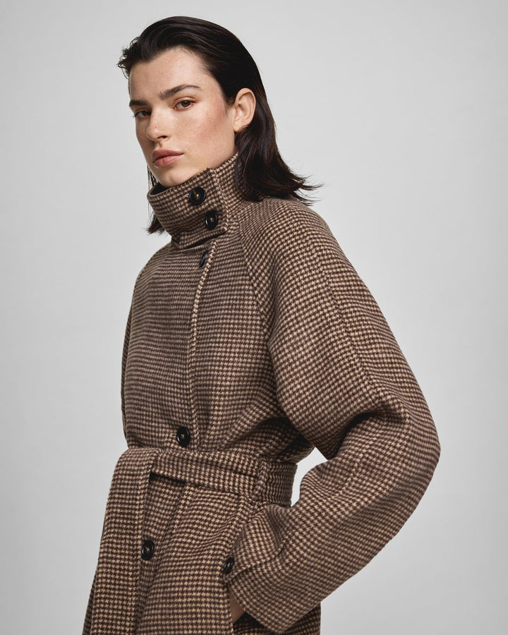 MSCHPamela Coat
Checked Slate Black