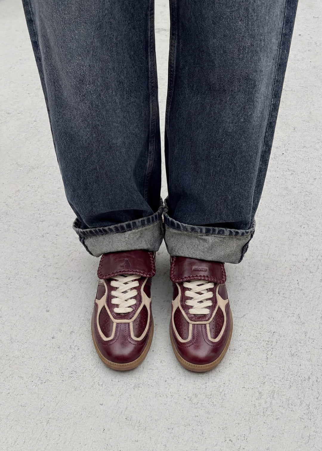 Tb.490 Club Patent Deep Burgundy Leather Sneak