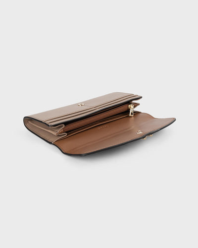 Primula Continental Wallet Blue Jay Greige Cognac myMEID