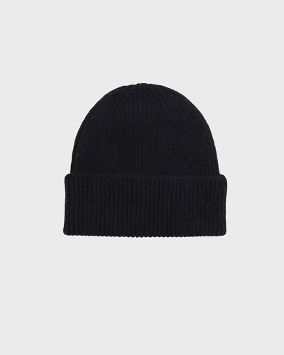 Colorful Standard Mütze Merino Wool Beanie Deep Black myMEID
