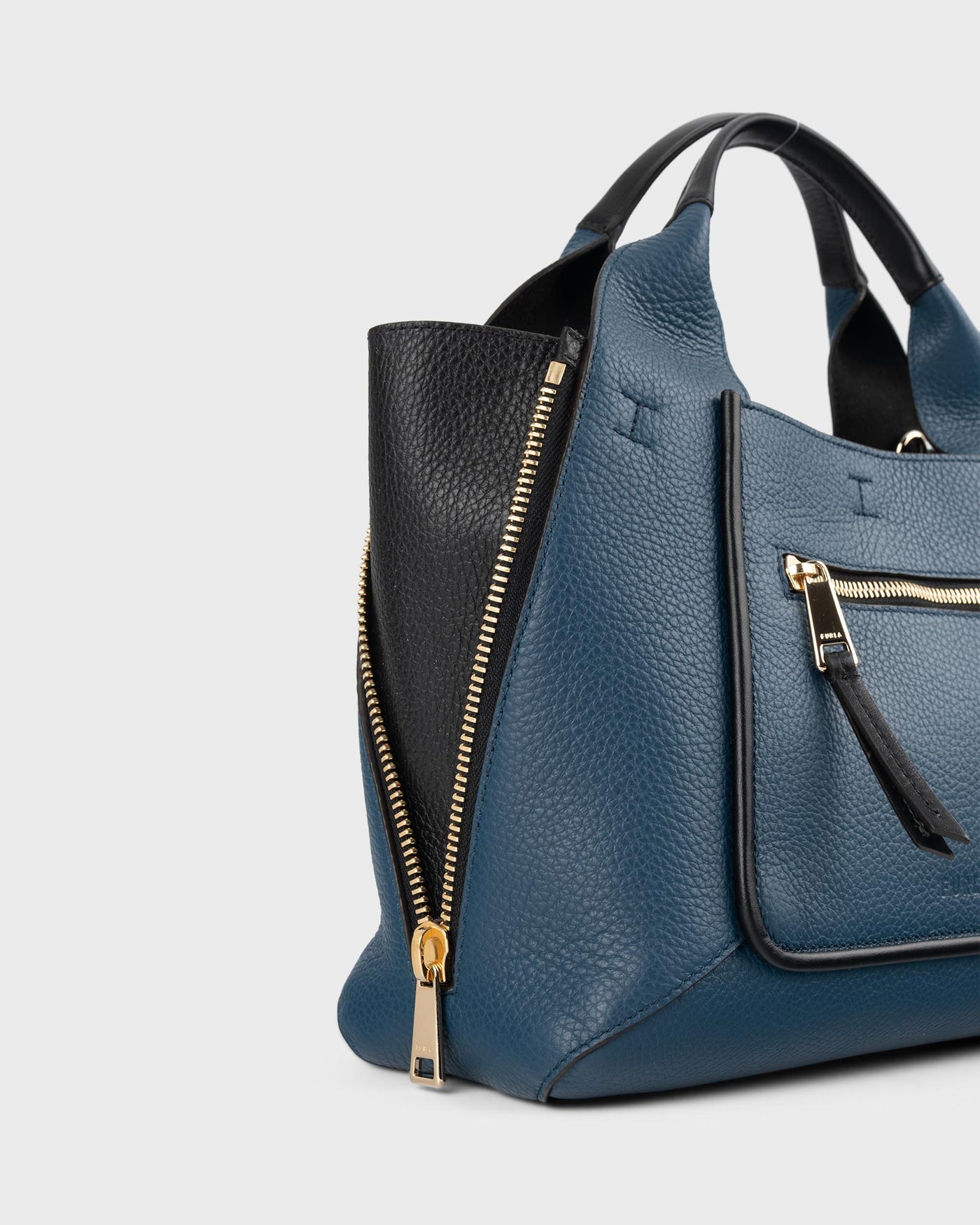 Furla Tasche Gilda M Tote Blue Jay Black myMEID