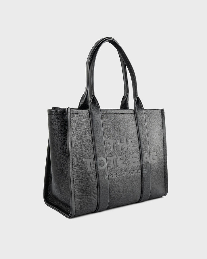Marc Jacobs Tasche The Leather Large Tote schwarz