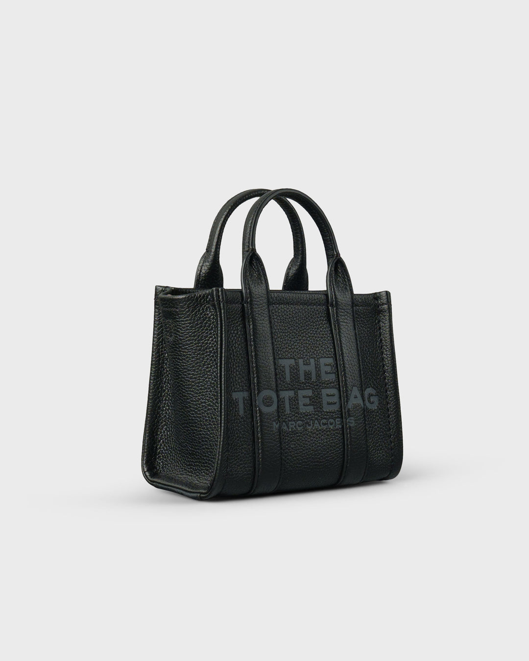 Marc Jacobs Handtasche The Leather Micro Bag schwarz