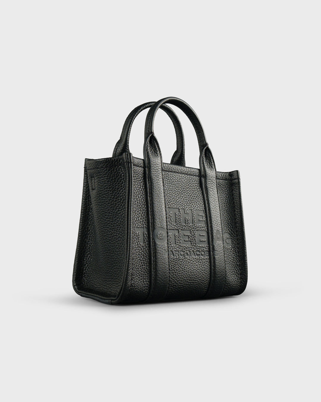 The Leather Crossbody Tote Bag Black