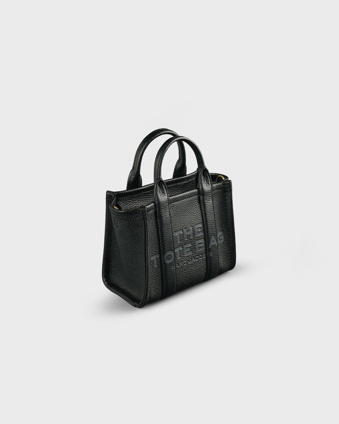 Marc Jacobs Handtasche The Leather Micro Bag schwarz