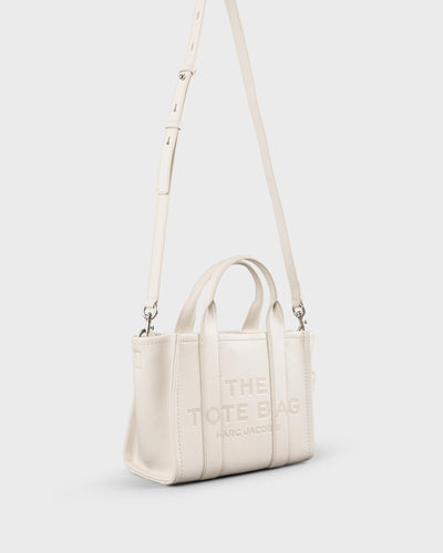 Marc Jacobs Handtasche The Leather Mini Tote Bag Cotton Silver myMEID