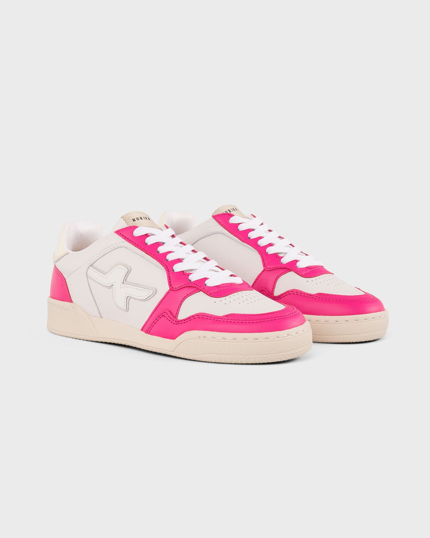 Nubikk Sneaker Blueberry Pulse White Leather Pink myMEID