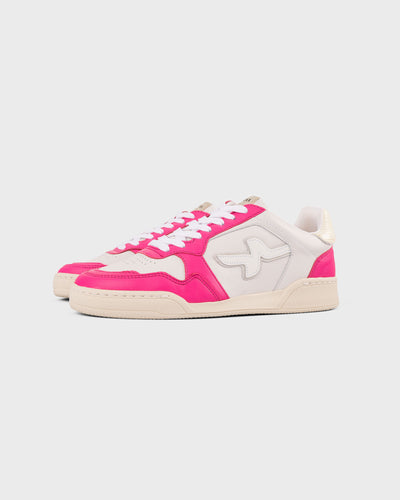 Nubikk Sneaker Blueberry Pulse White Leather Pink myMEID