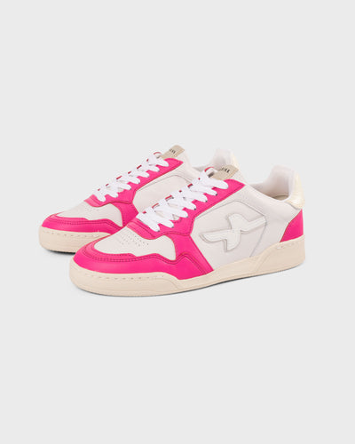 Nubikk Sneaker Blueberry Pulse White Leather Pink myMEID