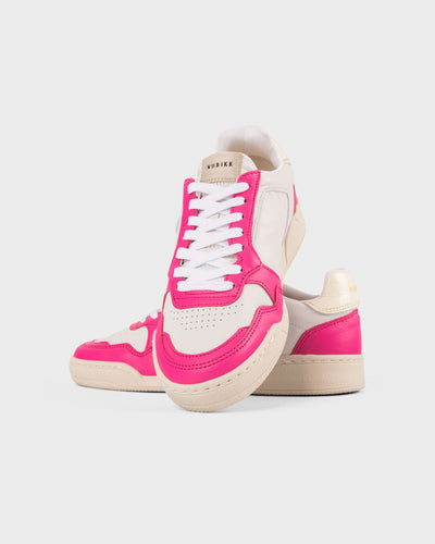 Nubikk Sneaker Blueberry Pulse White Leather Pink myMEID